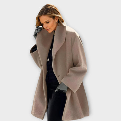 Emma Premium Windproof Wool Coat