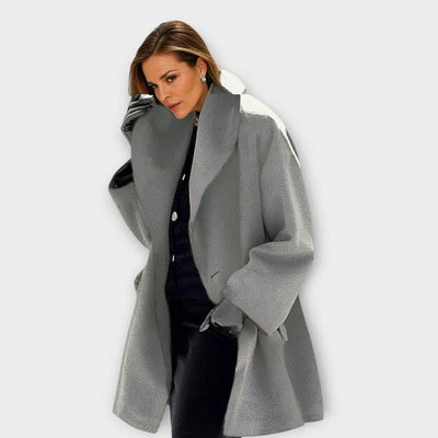 Emma Premium Windproof Wool Coat