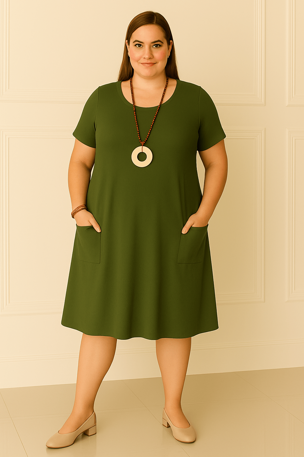 Layla | Timeless Casual Tummy Covering Dress