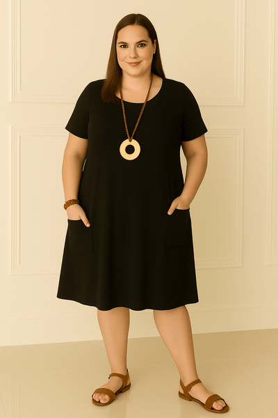 Layla | Timeless Casual Tummy Covering Dress
