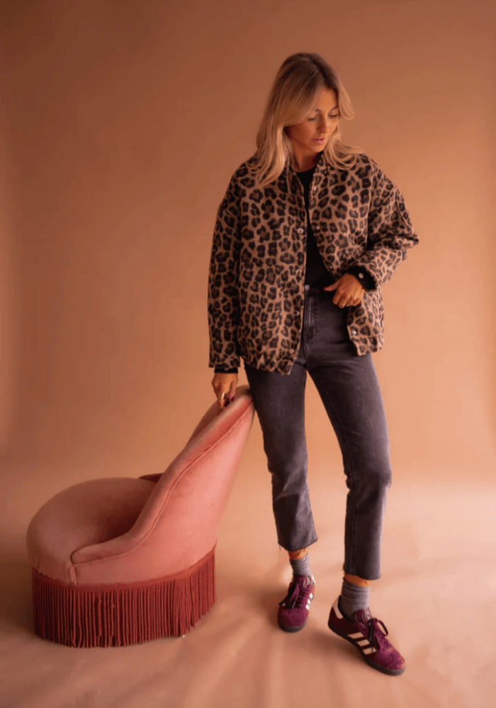 LEONA™ | The Leopard Bomber Jacket