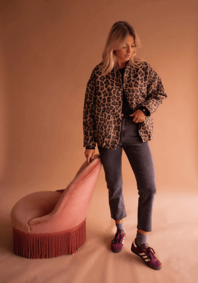 LEONA™ | The Leopard Bomber Jacket