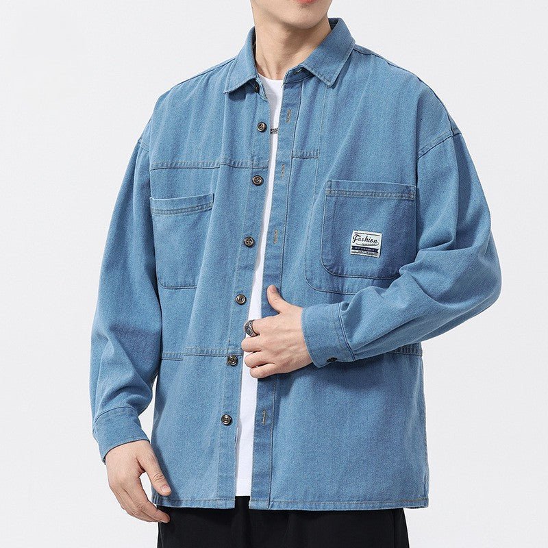 Logan | Casual Utility Button-Up Men’s Overshirt