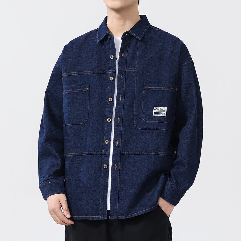 Logan | Casual Utility Button-Up Men’s Overshirt