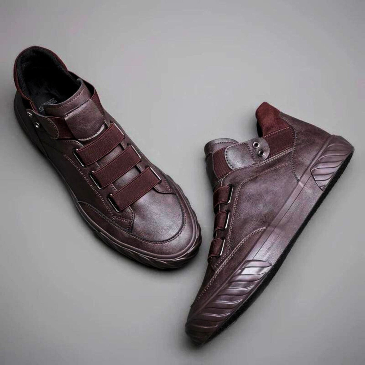 Lorenzo Bernini Genuine Faux Leather Shoes