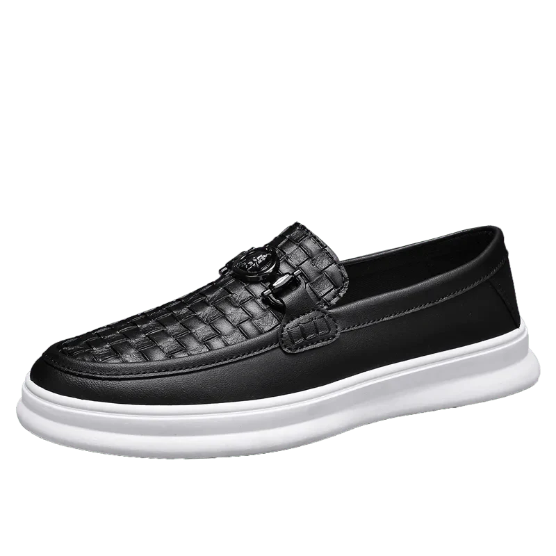 Lorenzo Bernini Faux Leather Loafers