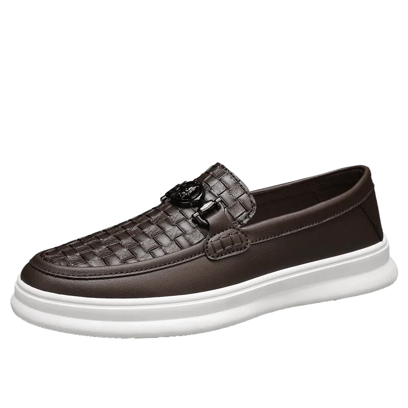 Lorenzo Bernini Faux Leather Loafers