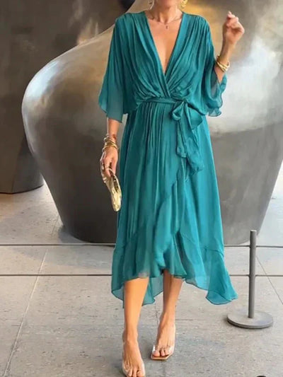 Lucinda | Elegant Flowing Chiffon Dress