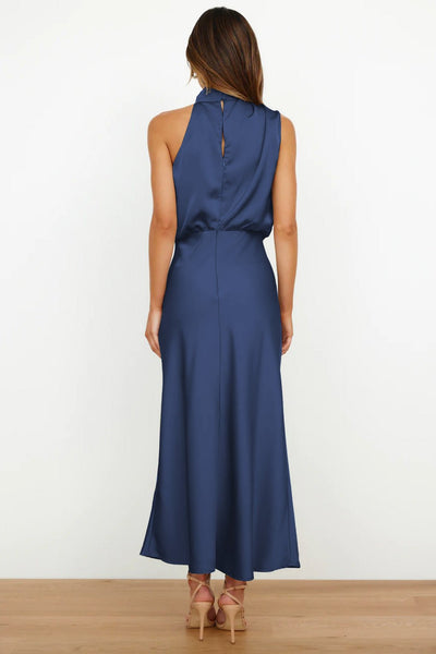 Lydia | Long Dress with Halterneck