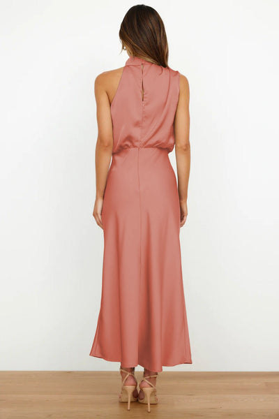 Lydia | Long Dress with Halterneck