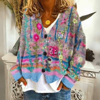 Matilda | Warm and stylish printed vest