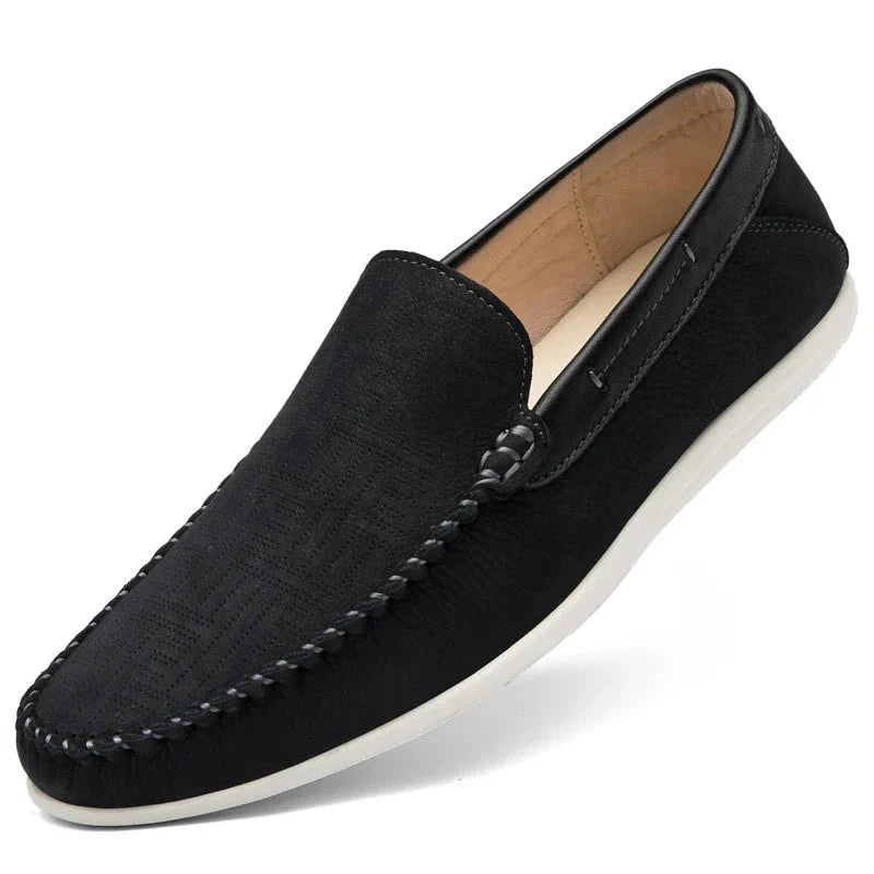 Matteo Genuine Faux Leather Loafers