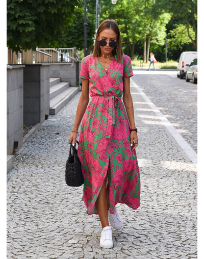 Nélia | Elegant Floral Dress