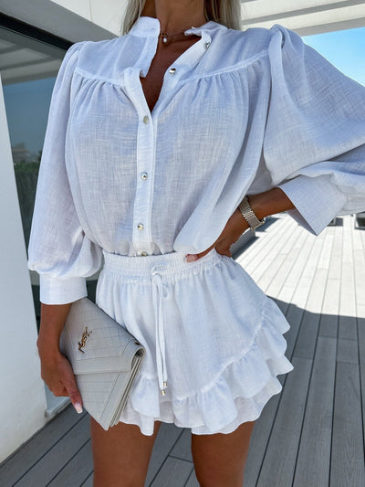 Alira | Chic Two-Piece Ruffle Set