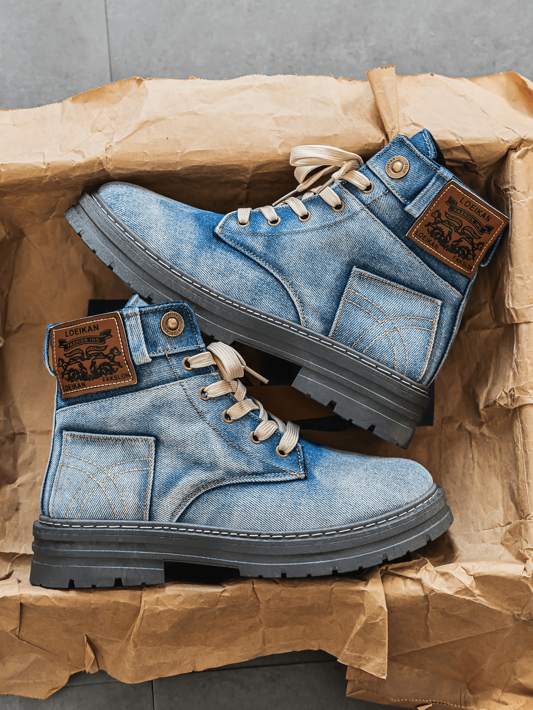 Otero | Stylish Denim Boots