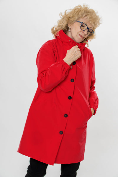 Leanne Water-Resistant Oversized Hooded Jacket