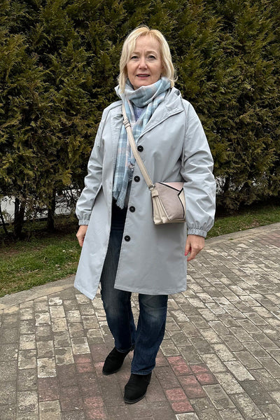 Leanne Water-Resistant Oversized Hooded Jacket