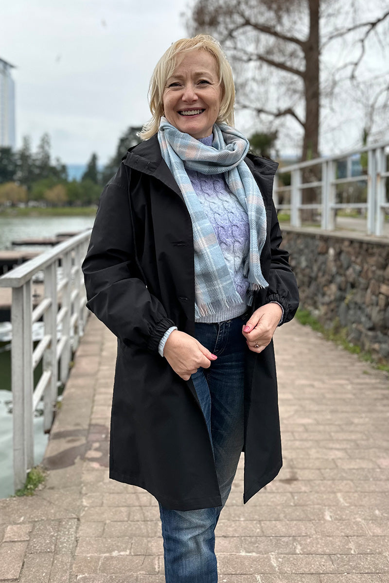 Leanne Water-Resistant Oversized Hooded Jacket