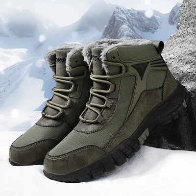 Ronan | Comfortable Winter Men’s Faux Leather Boots