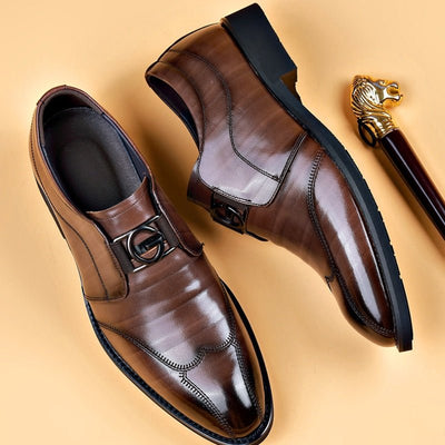 Ruggiero | Boss-Inspired Faux Leather Shoes