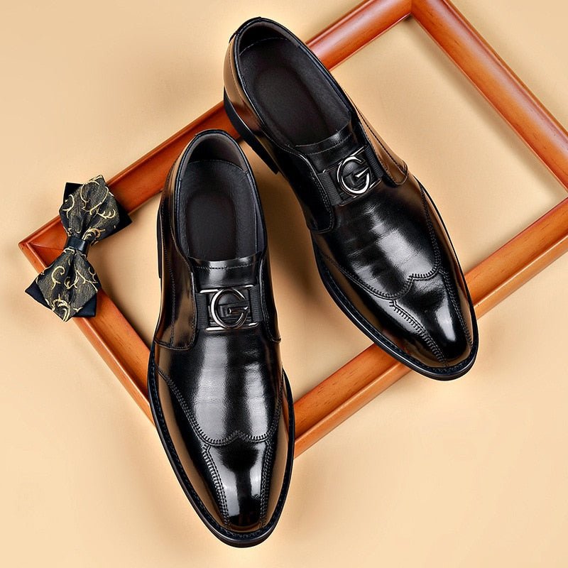 Ruggiero | Boss-Inspired Faux Leather Shoes