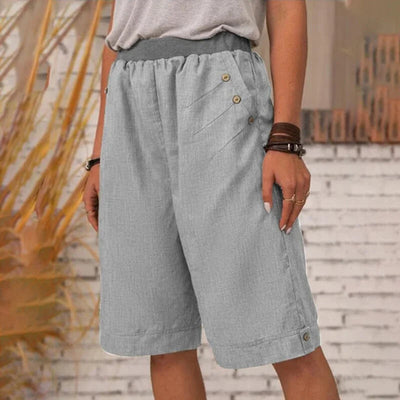 2025 Summer Sale - Ladies Summer Loose, Relaxed Knee-Length Shorts