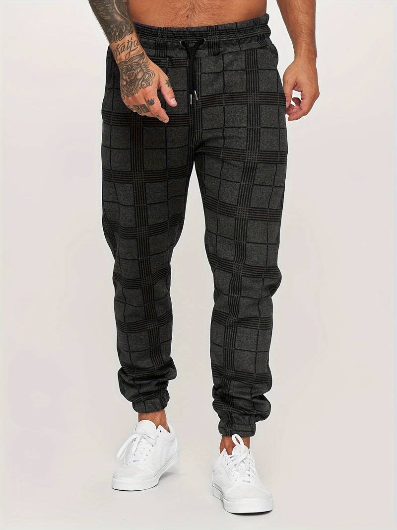 Stefano | Checkered Sweatpants