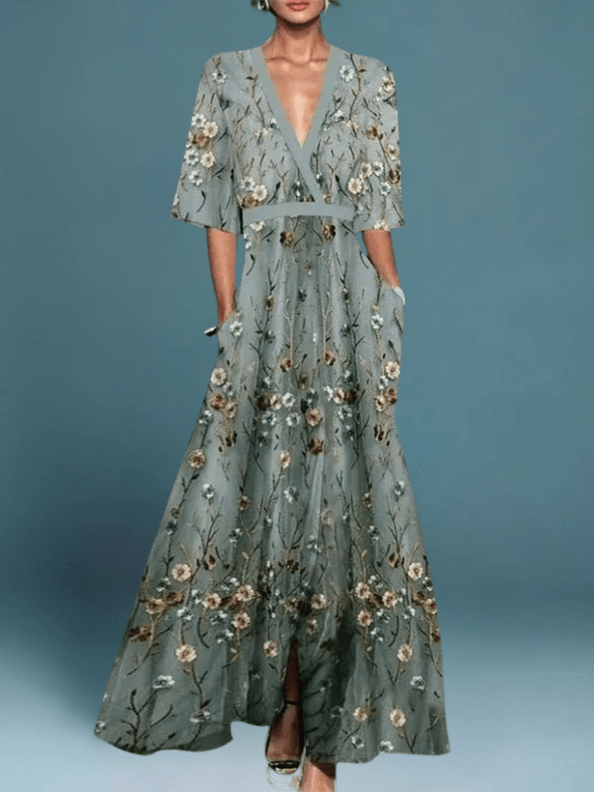 Susan | Elegant Floral Maxi Dress