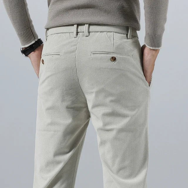 Tiziano | Elegant Classic Corduroy Trousers