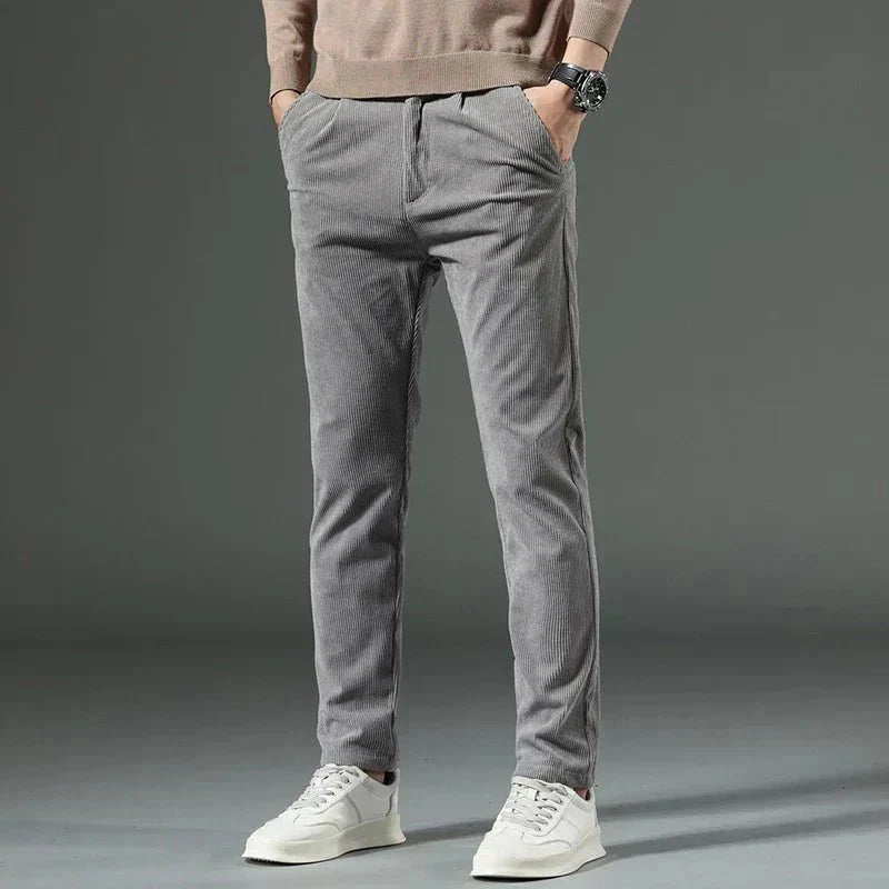 Tiziano | Elegant Classic Corduroy Trousers