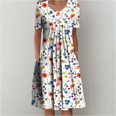 Callista | Bloom Print  Midi Dress