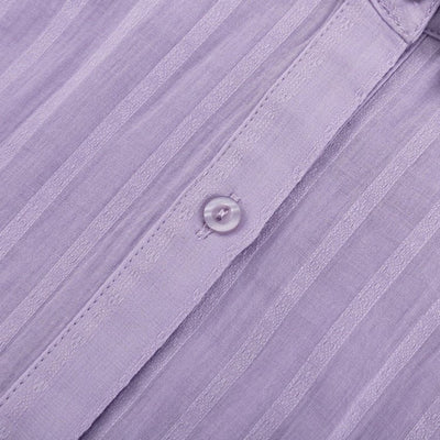 Lioren | Striped Button-Up Two-Piece Set