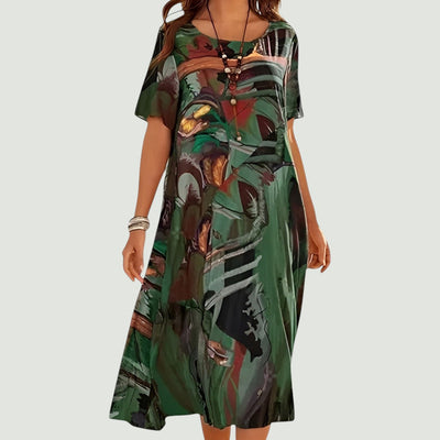 Leviana™ – Elegant and Lightweight Midi-Length Summer Dress