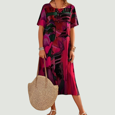 Leviana™ – Elegant and Lightweight Midi-Length Summer Dress