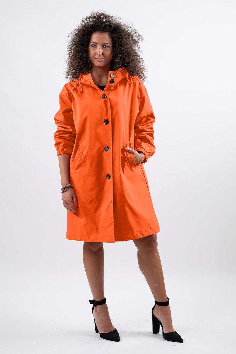 Leanne Water-Resistant Oversized Hooded Jacket